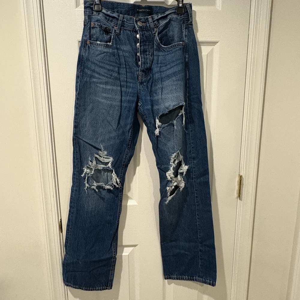 Aeropostale 90s baggy buttonfly jeans